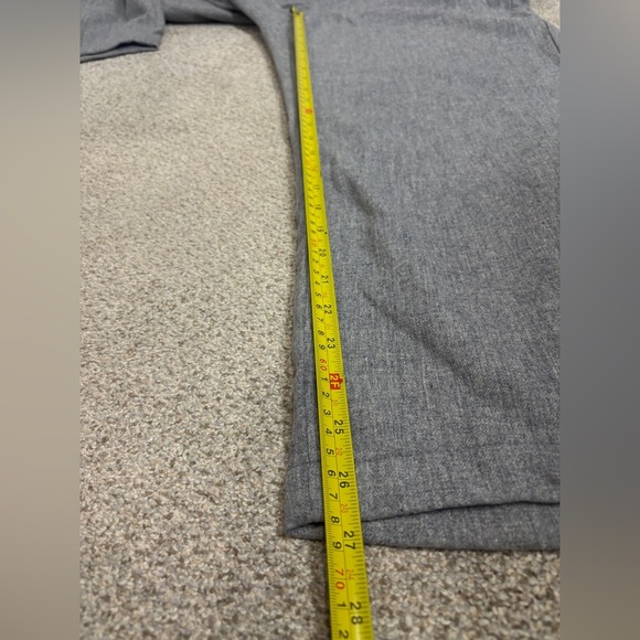 Eileen Fisher 100% Wool Elastic Waist High Rise Wide Leg Pants Large Grey - Picture 5 of 10